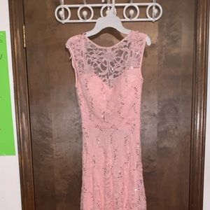 Pink formal dress